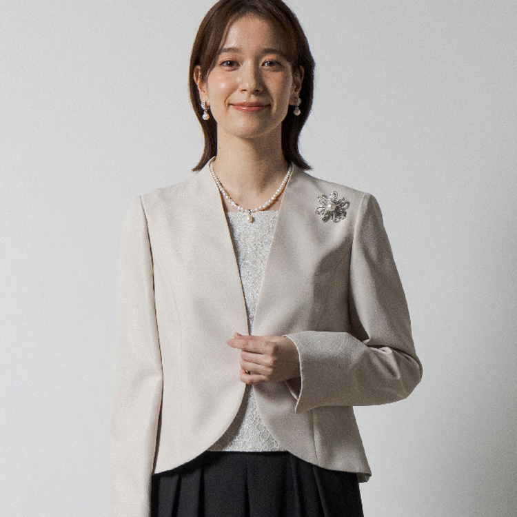 洗える｜シンプルなフォーマルジャケット