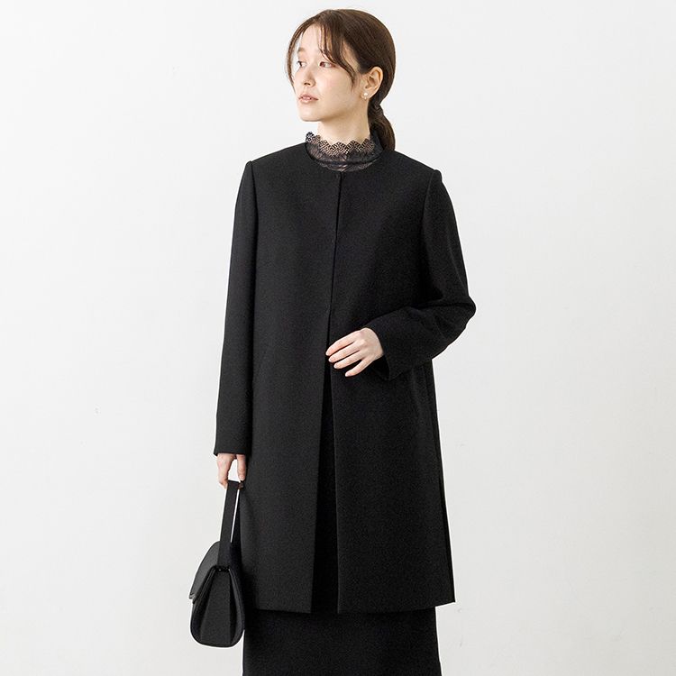 洗える｜ストレートシルエットのロングジャケット