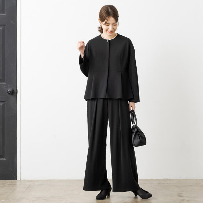 洗えるONOFFブラックフォーマル／ワイド