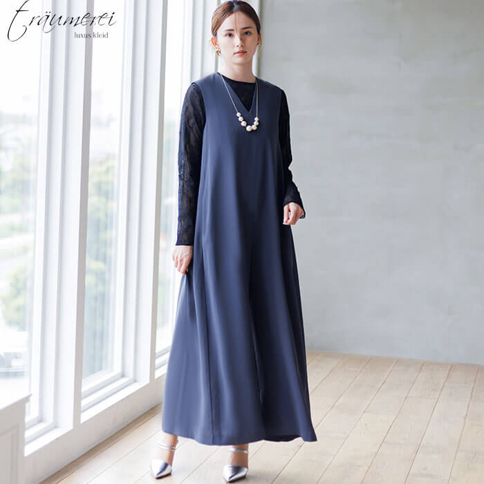 WEB限定｜ワイドオールインワン×レーストップスのセットアップ