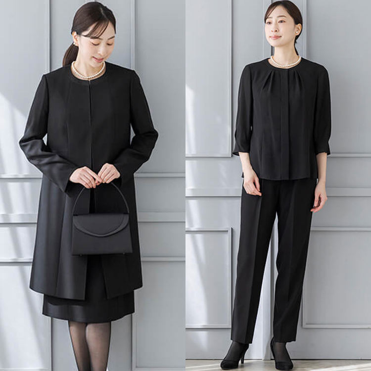 ベーシックなブラックフォーマル4点セット