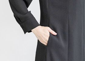 両側にポケット付き