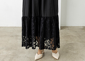 上質感のある、ラッセルレース