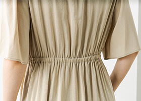 後ろウエストゴム