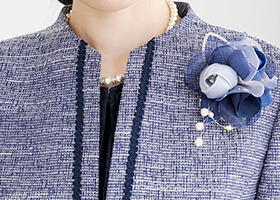 高級感のあるジャカード素材