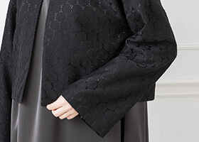 リラックスした着心地のジャケット