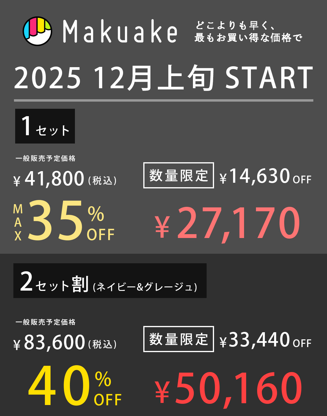 マクアケ_東京ソワール企画第8段詳細