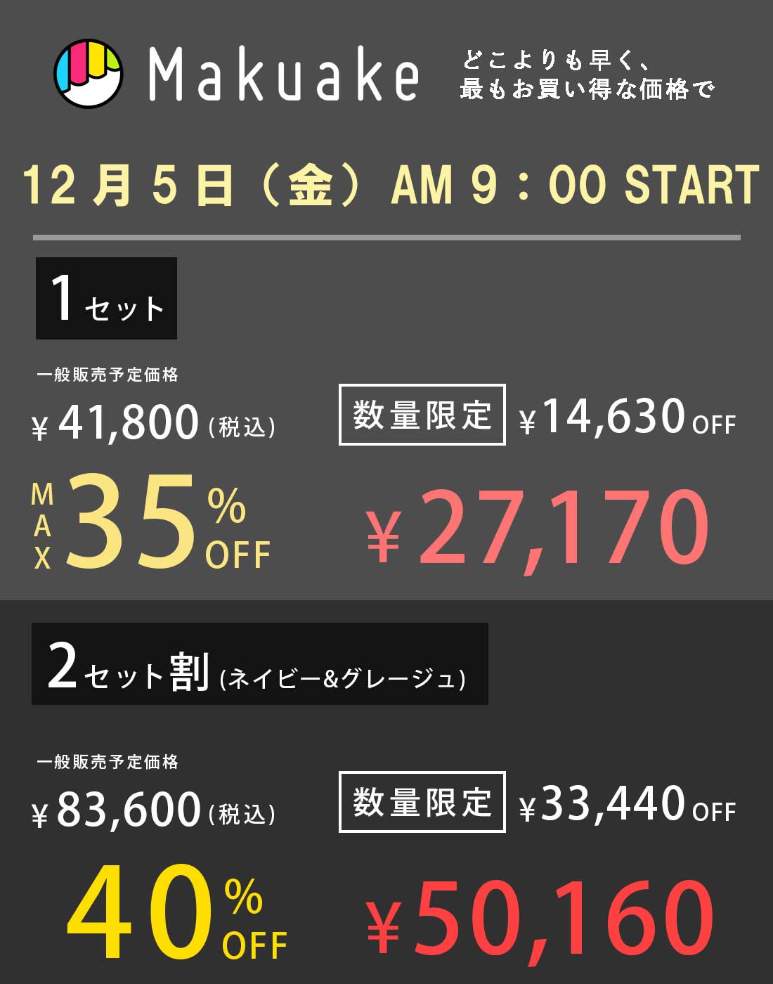 マクアケ_東京ソワール企画第8段詳細